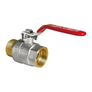 Кран кульовий KOER 1/2" ГШР (кран гайка/штуцер, ручка, різьба внутрішня/зовнішня) (КОЕР)