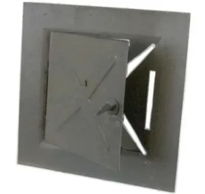 Дверка димохідна (сіра)