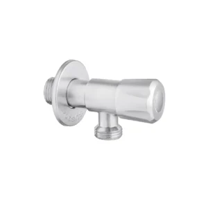 Кран приладний кутовий Kroner KRP Edelstahl Klassisch ESG102 1/2 × 3/4 нерж