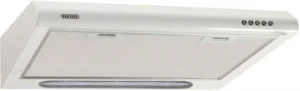 Витяжка кухонна ELEYUS Line I 60 WH 60 см, 380 м³/год, плоска, одномоторна, біла (витяжка ELEYUS, плоска)
