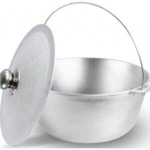 Казан алюмінієвий з дужкою та кришкою ТМ BRIZOLL 4 л Турист 12-004-1