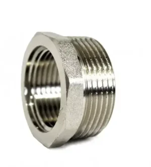 Футорка латунна 1/2″ В × 3/4″ Н Gross (внутрішня/зовнішня, перехідна, ГРОСС)