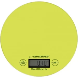 Ваги кухонні ESPERANZA EKS003G (5 кг макс, скло, зелений)