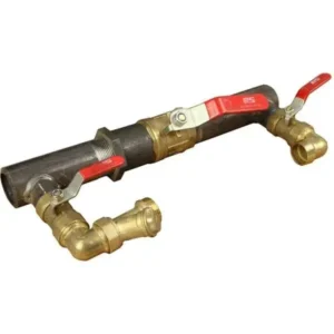 Байпас з клапаном 40 мм (короткий)