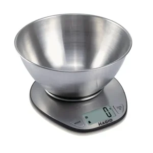 Ваги кухонні Magio MG-691, Тип електронні. Конструкція з чашою. Максим.5кг,срібні