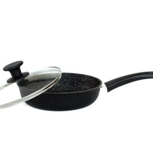 Сковорода  AD40223 з аxп покриттям і скляною кришкою Talco x алюмін.