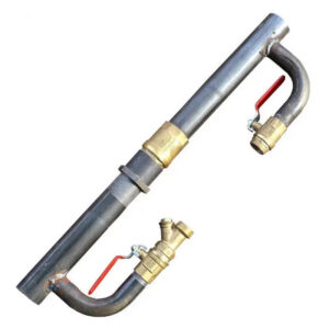 Байпас з клапаном 40 мм (довгий)