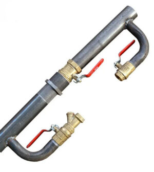 Байпас з краном 40 мм (довгий)