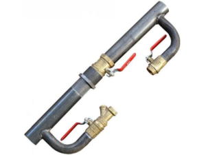 Байпас з краном 50 мм (довгий)