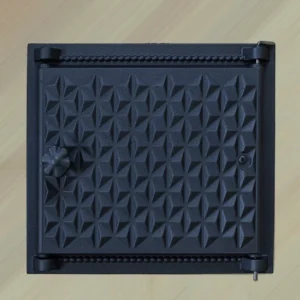 Дверцята топочні глухі двосторонні КРИСТАЛ 280×340