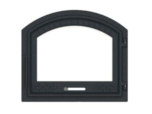 Дверка арочна з термосклом та регулюванням піддуву Замкова 490×420 (97р) 15,7 кг