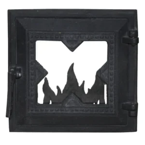 Дверка топочна з термосклом Вишиванка 270×255 (77) 4,94 кг