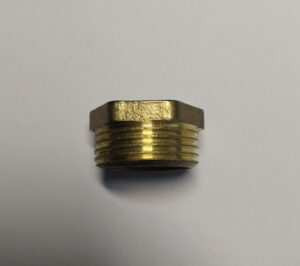 Футорка латунна 1/2″ В × 1″ Н (внутрішня/зовнішня)