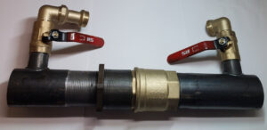 Клапан 50 мм латунний