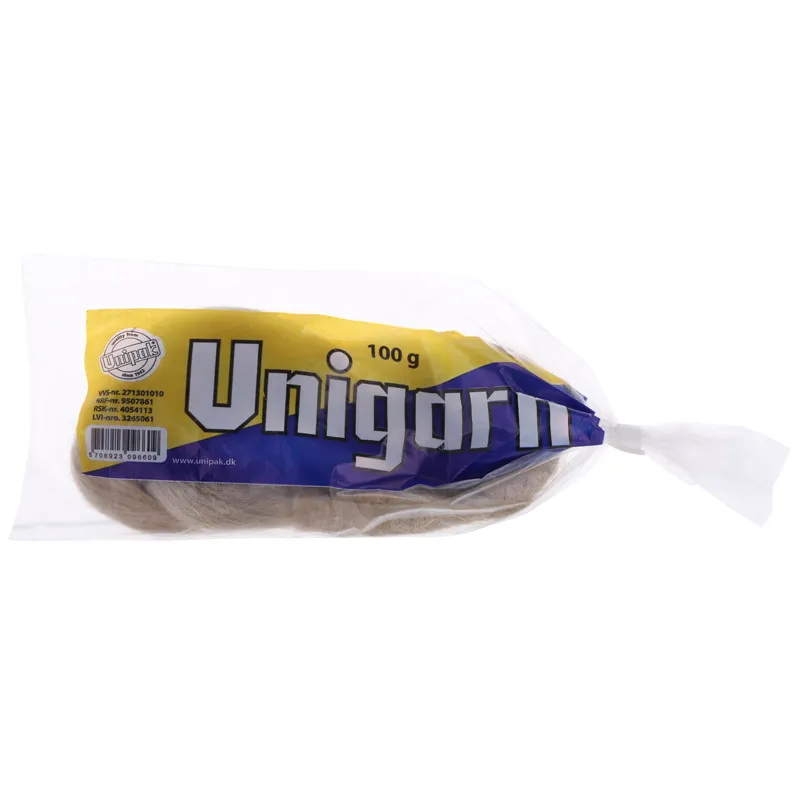Льон волокно Unigam (100г косічка в упаковці) Льон волокно Unigam (100г косічка в упаковці)