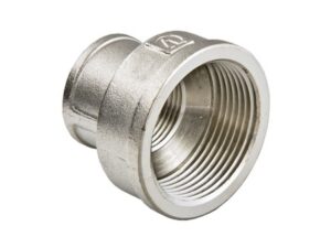 Муфта латунна 1/2″ В × 1″ В (внутрішня/внутрішня)