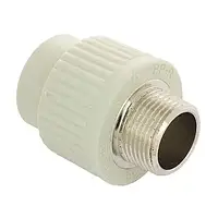 Муфта ППР 25 × 3/4″ В SANICA сірий (внутрішня)