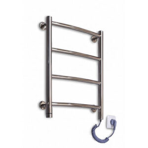 Рушникосушка електр.Драбинка-4 нерж. 505х400х70 з регул. (ліва)