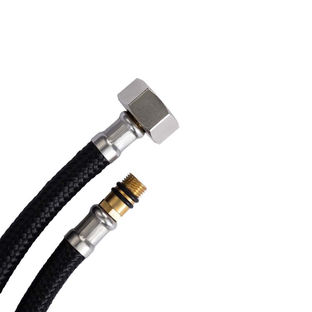 Шланг для змішувача Aquastrong NYLON М10_1_2 150 см ДШ (AS34150) Шланг для змішувача Aquastrong NYLON М10_1_2 150 см ДШ (AS34150)