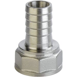 Штуцер латунний 1/2″ В × 12 мм (внутрішня, нікель)