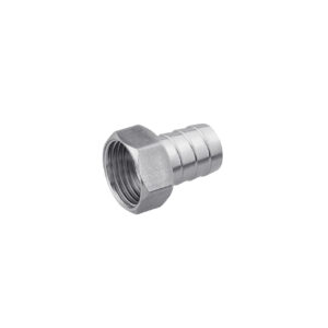 Штуцер латунний 1/2″ В × 16 мм (внутрішня, нікель)