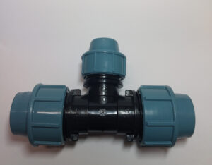 Трійник ПНД 20 × 1/2″ ВН × 20 (внутрішня/зовнішня)