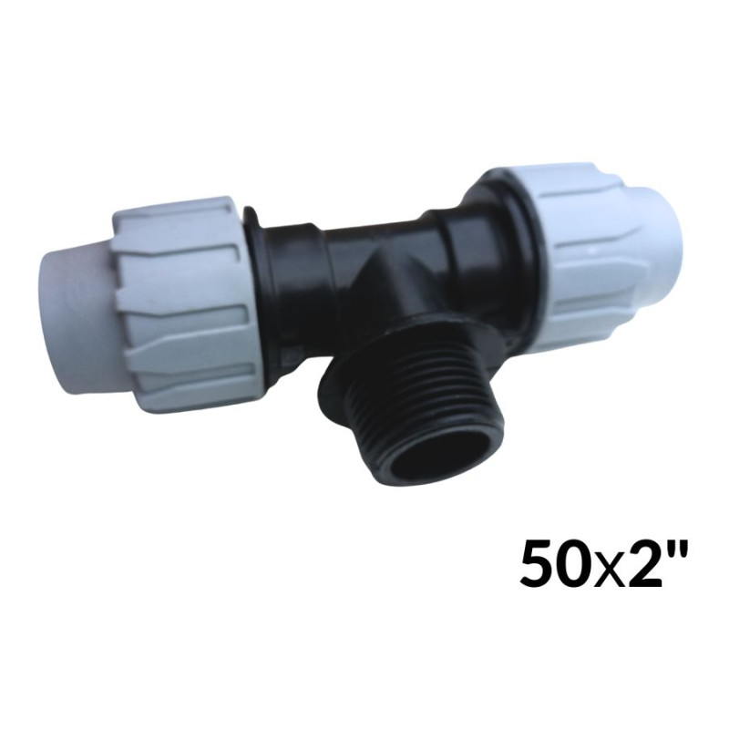 Тройник ПНД 50 х 2Н х 50-001 Тройник ПНД 50 х 2Н х 50-001