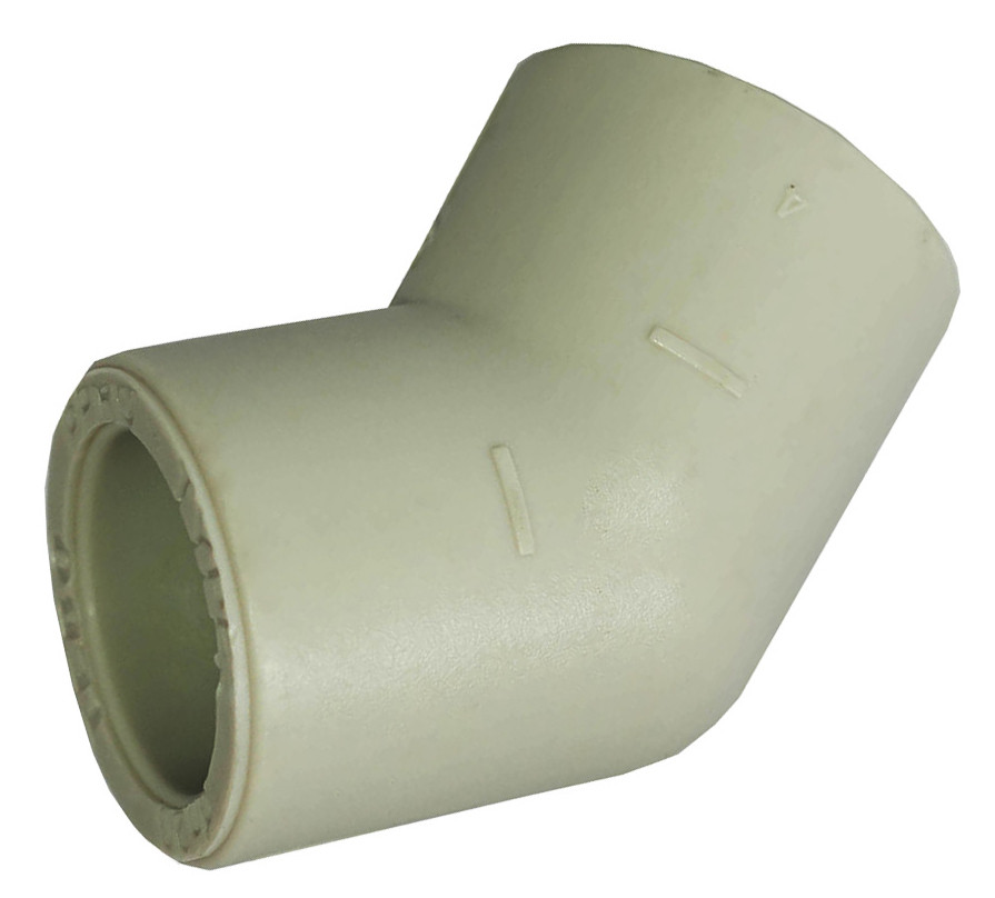 Угол ППР 20 х 45 TEBO сірий (50 шт._уп.)-001 Угол ППР 20 х 45 TEBO сірий (50 шт._уп.)-001