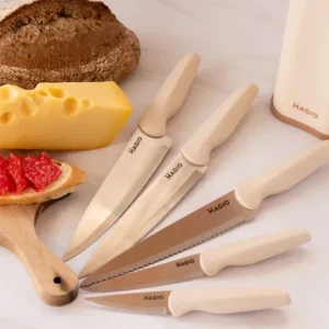 Набір ножів універсальний кухонний xMG-1090x5 кух. ножів+підставкаxнерж.сталь