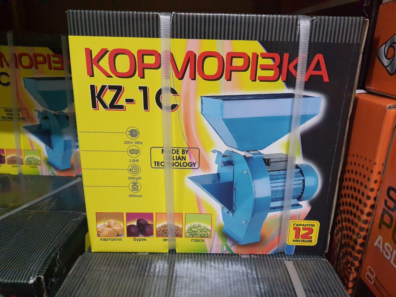 Зернодробарка EuroAqua KZ-1С 2,5кВт (зерно+буряк)