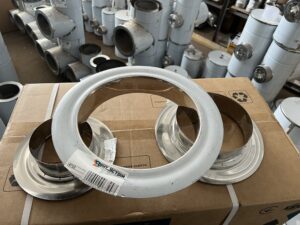 Розетта димохідна нержавіюча сталь Ø100 мм (розетта димохідна)